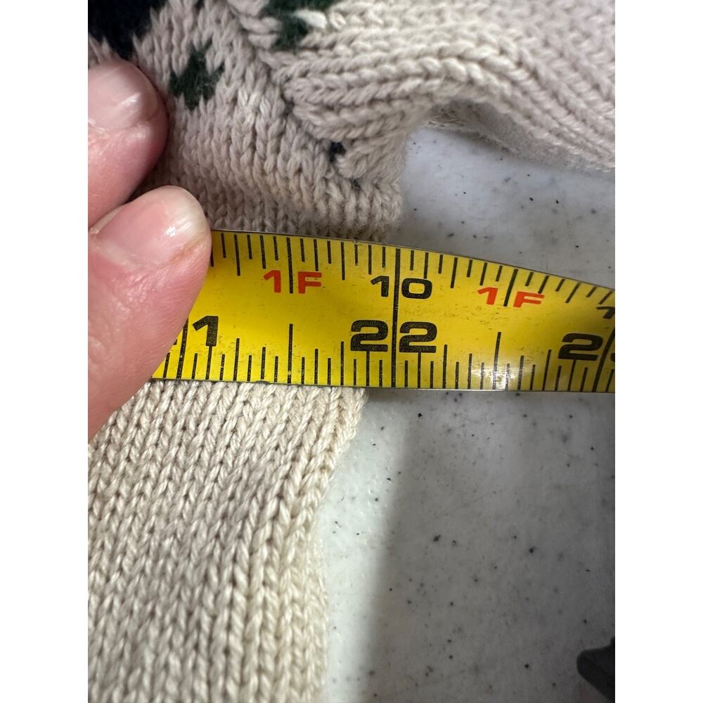Weatherproof Vintage Men's 1/4 Zip Holiday Sweater Classic Fair Isle Size L D51 - Picture 6 of 7